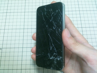 iPhone4ガラス